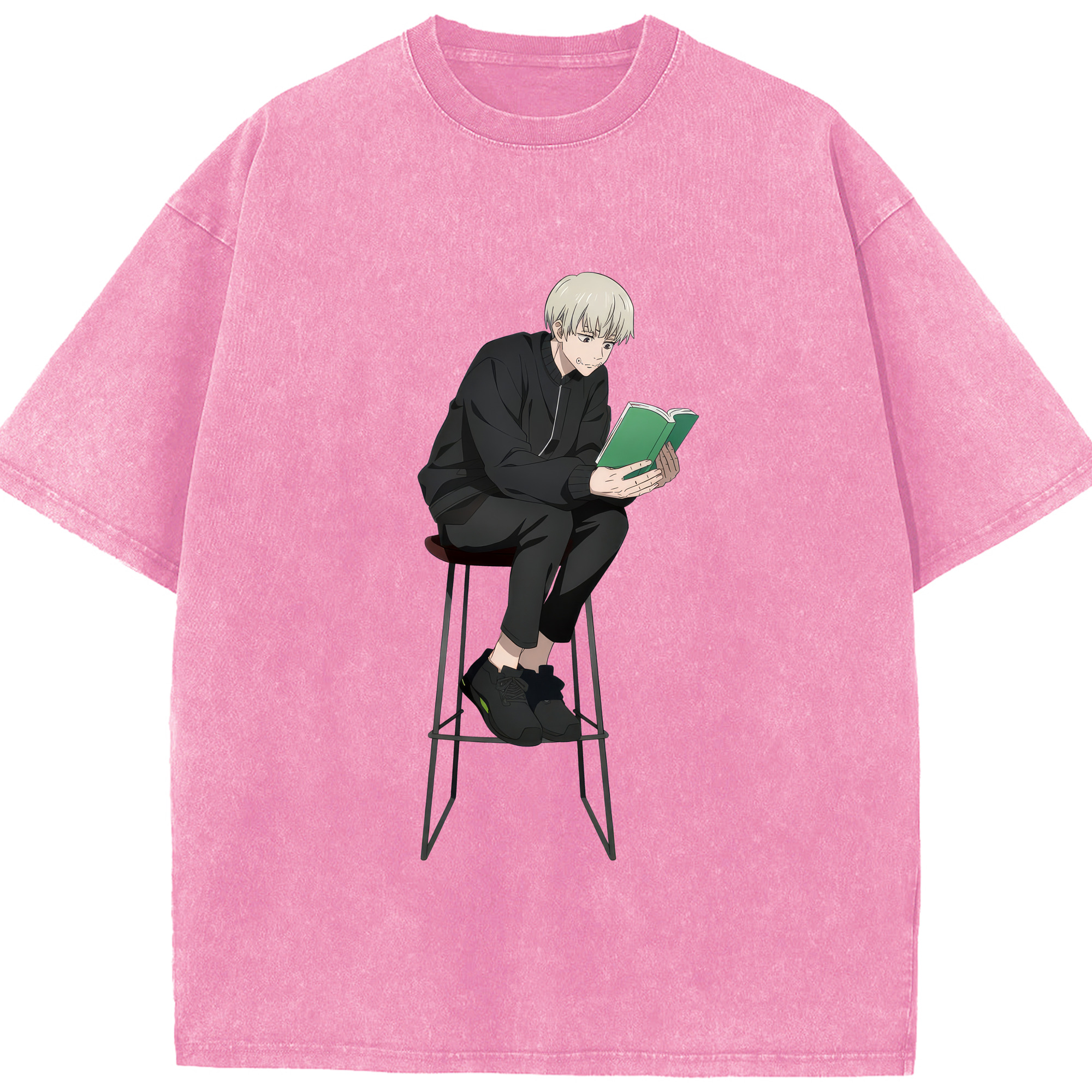 （画像用） 呪術廻戦 Jujutsu Kaisen 綿100% ヴィンテージ風 半袖Tシャツ（フロントプリント）